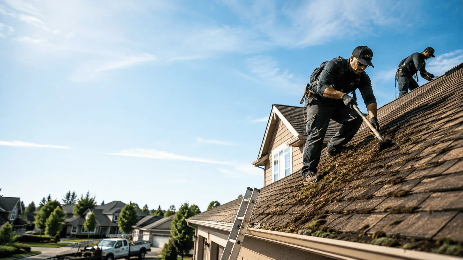 Roof Moss Removal in Buckley, IL near me